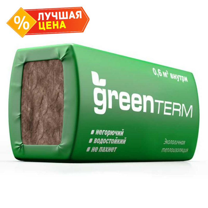 Утеплитель GreenTERM Плита 50х610х1230 50 мм